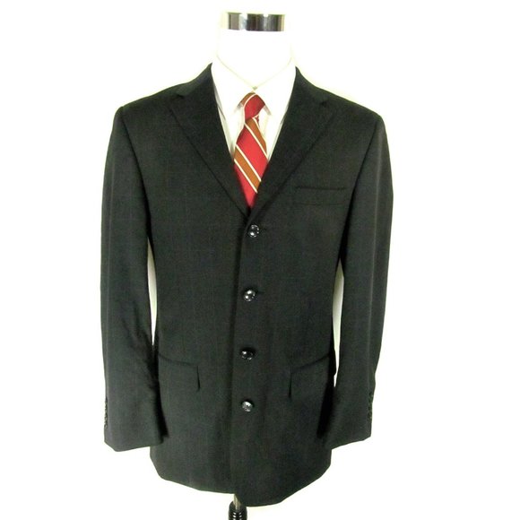 Paulo Solari Other - Paulo Solari Men's Blazer 41L Black 4 Button